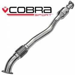 VX03c Cobra Sport Vauxhall Astra H VXR (2005-11) Second High Flow Catalyst Section (2.5" bore), Cobra Sport, VX03c